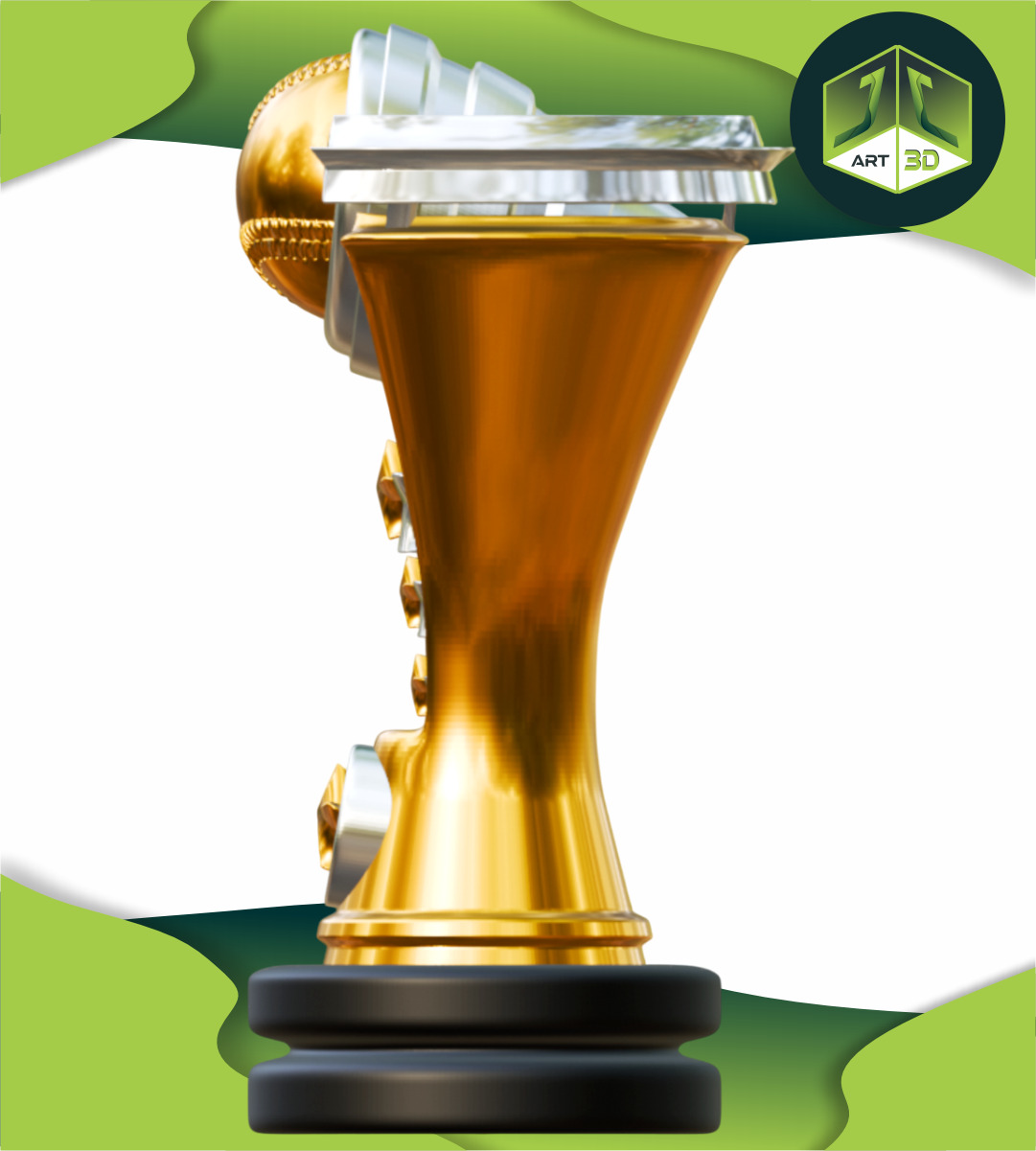 Premium 3D Printable Baseball Trophy - Files Ready 3D print model_2