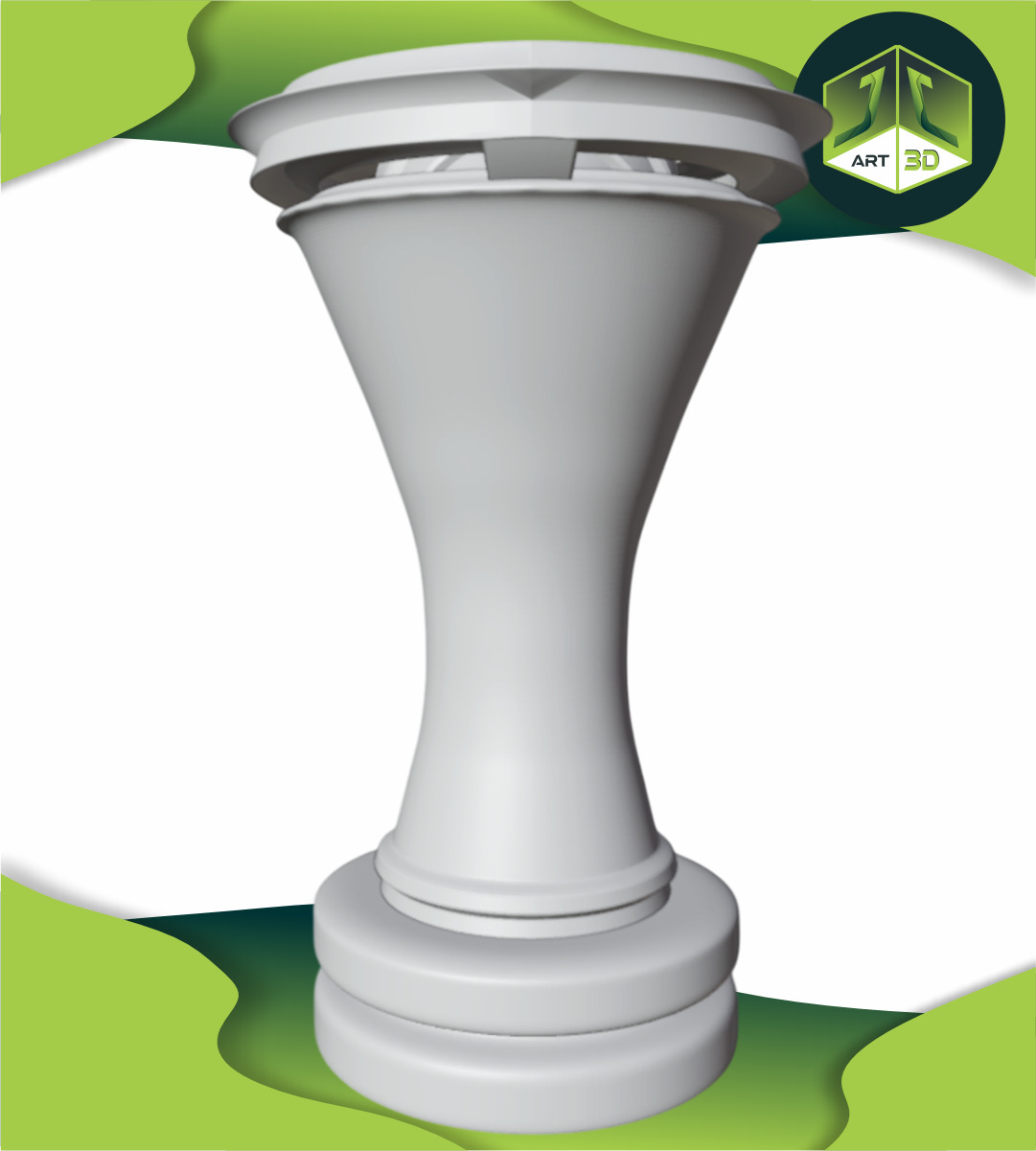 Premium 3D Printable Baseball Trophy - Files Ready 3D print model_9