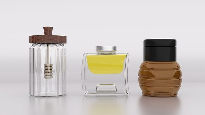 Honey Bottle 3D model
