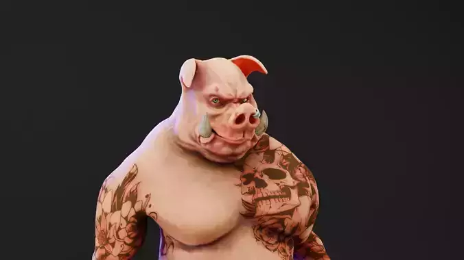 Pigman Rigged Blender