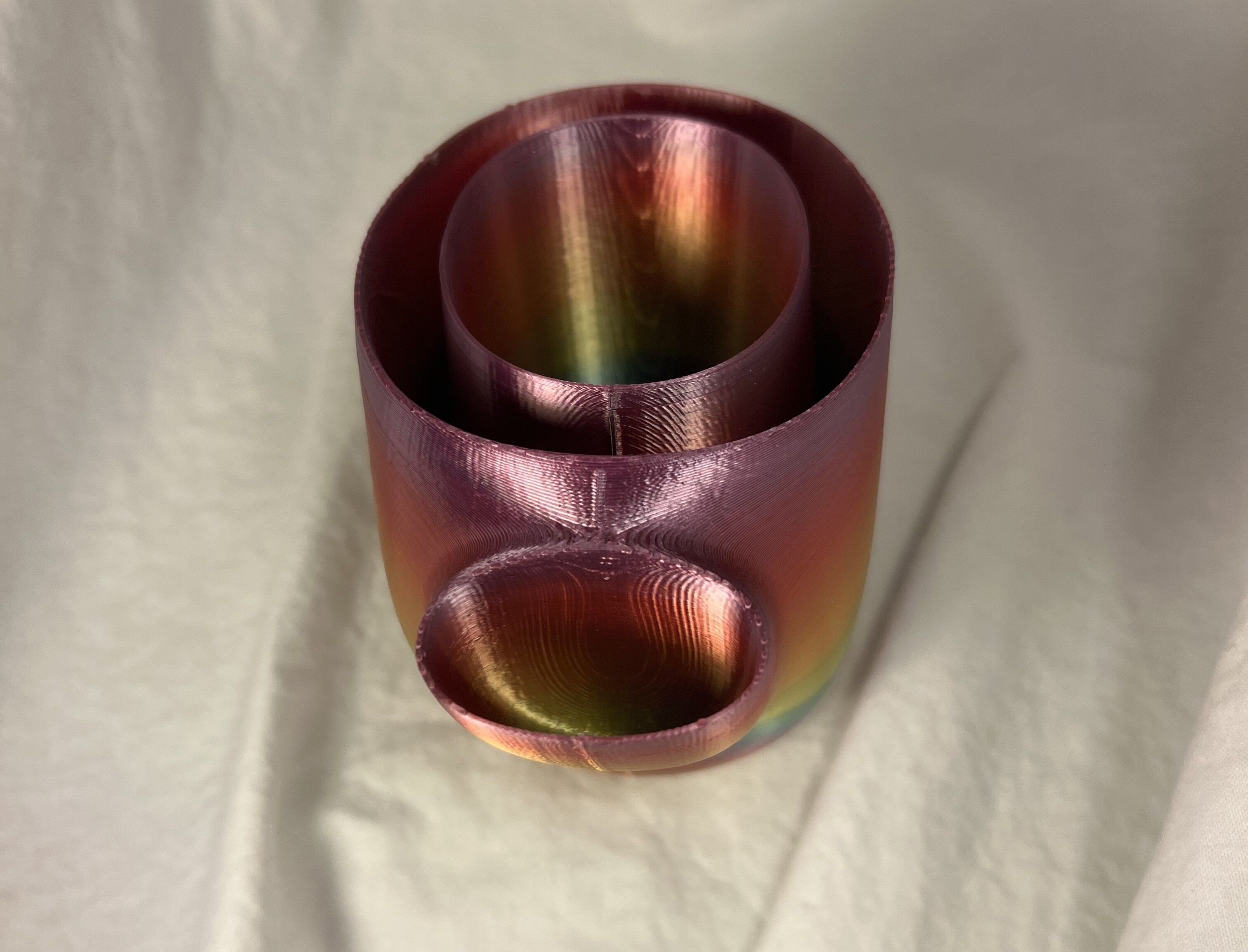 Teapot Shaped Pencil Holder 3d File 3D print model_6