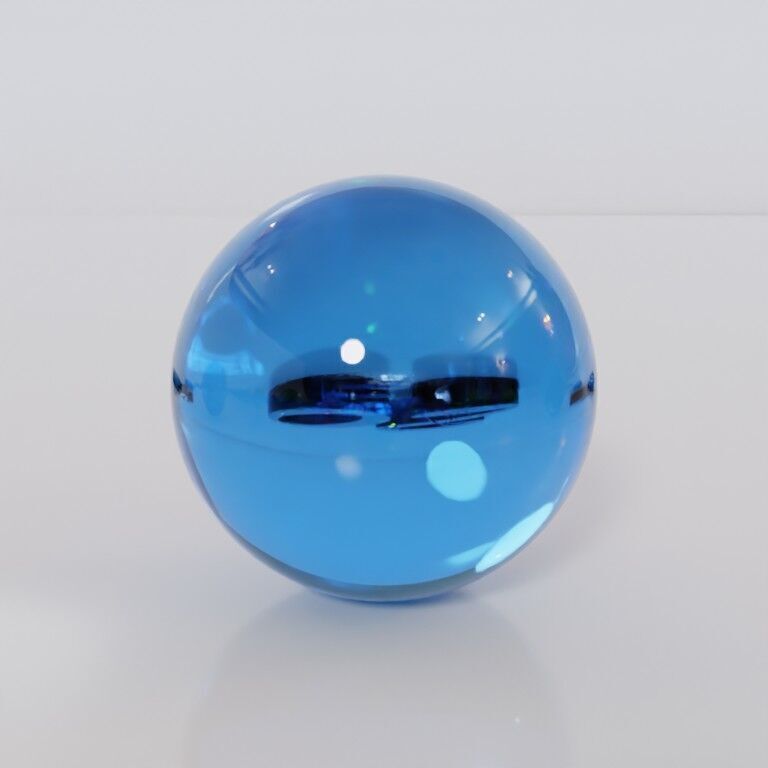 Glass marbles and palette in one Low-poly 3D model_20