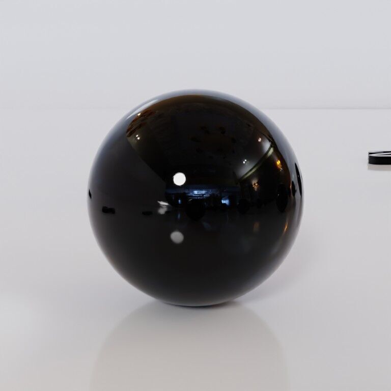 Glass marbles and palette in one Low-poly 3D model_27