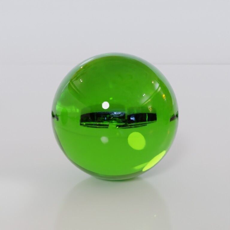 Glass marbles and palette in one Low-poly 3D model_23