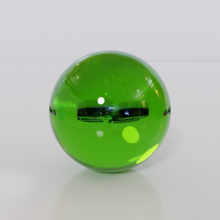 Glass marbles and palette in one Low-poly 3D model_22