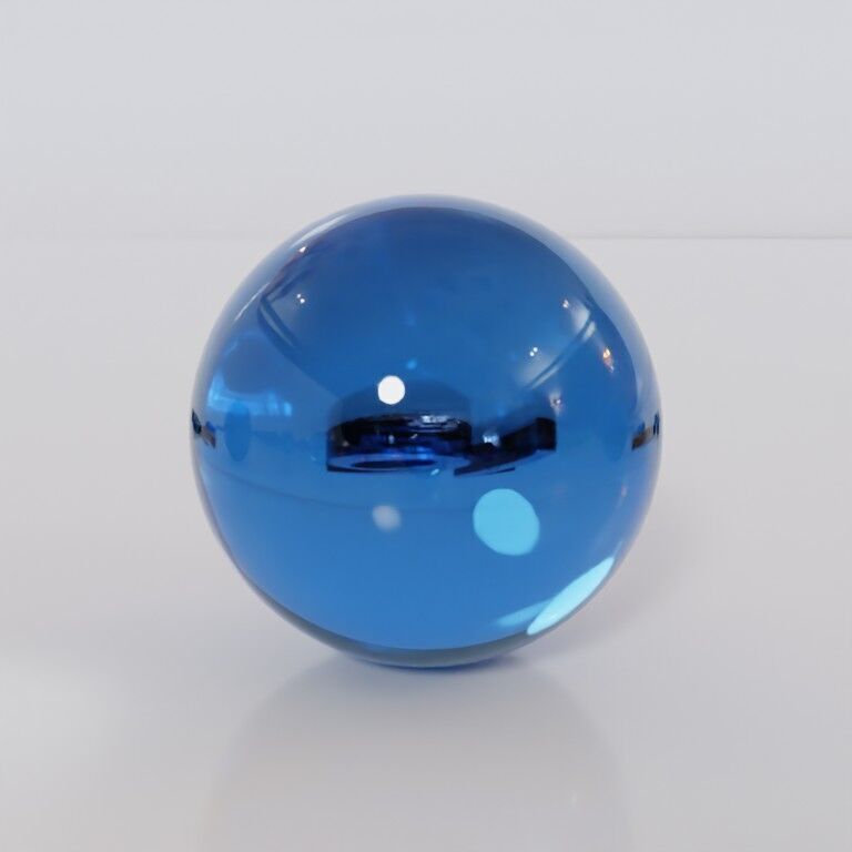 Glass marbles and palette in one Low-poly 3D model_16