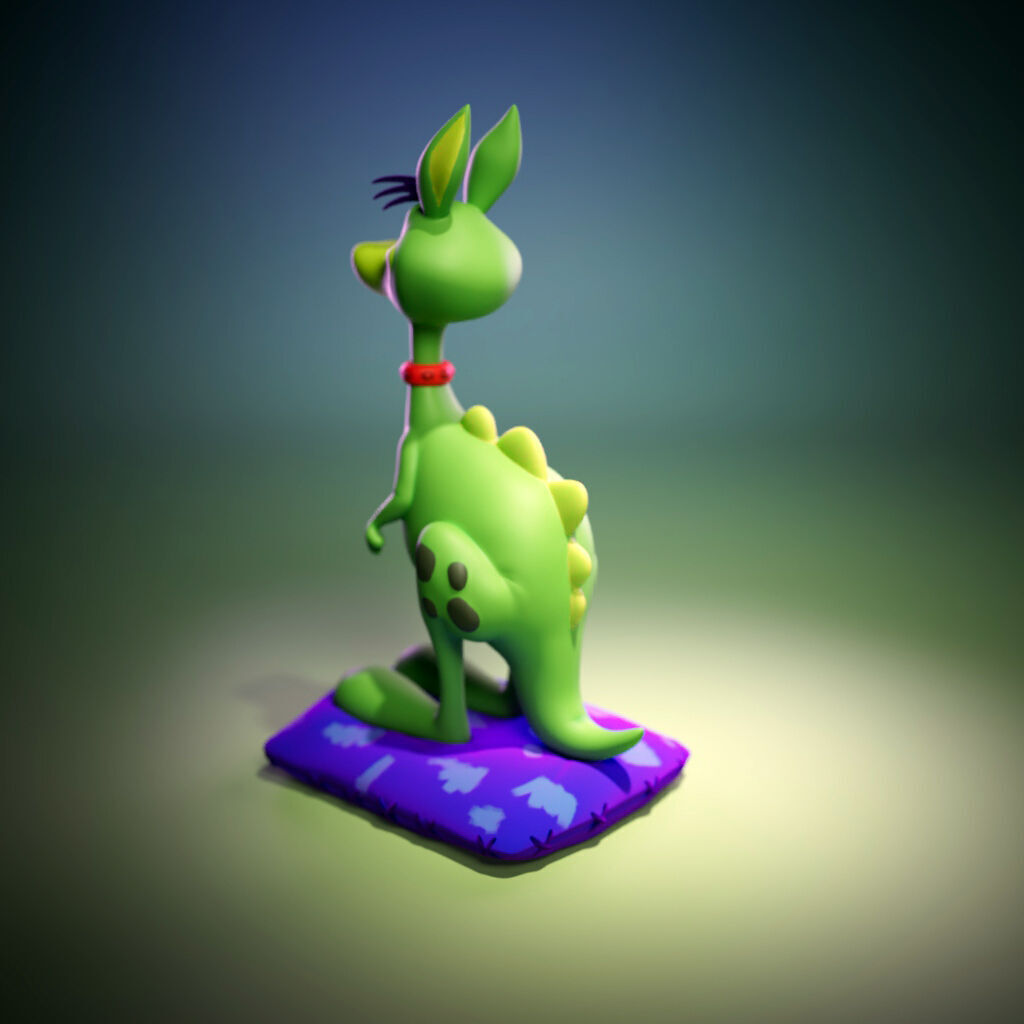 Hoppy - The Flintstones 3D print model_2