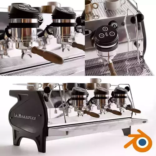 La Marsocco Coffeemachine for Coffeeshop Blender 3D model