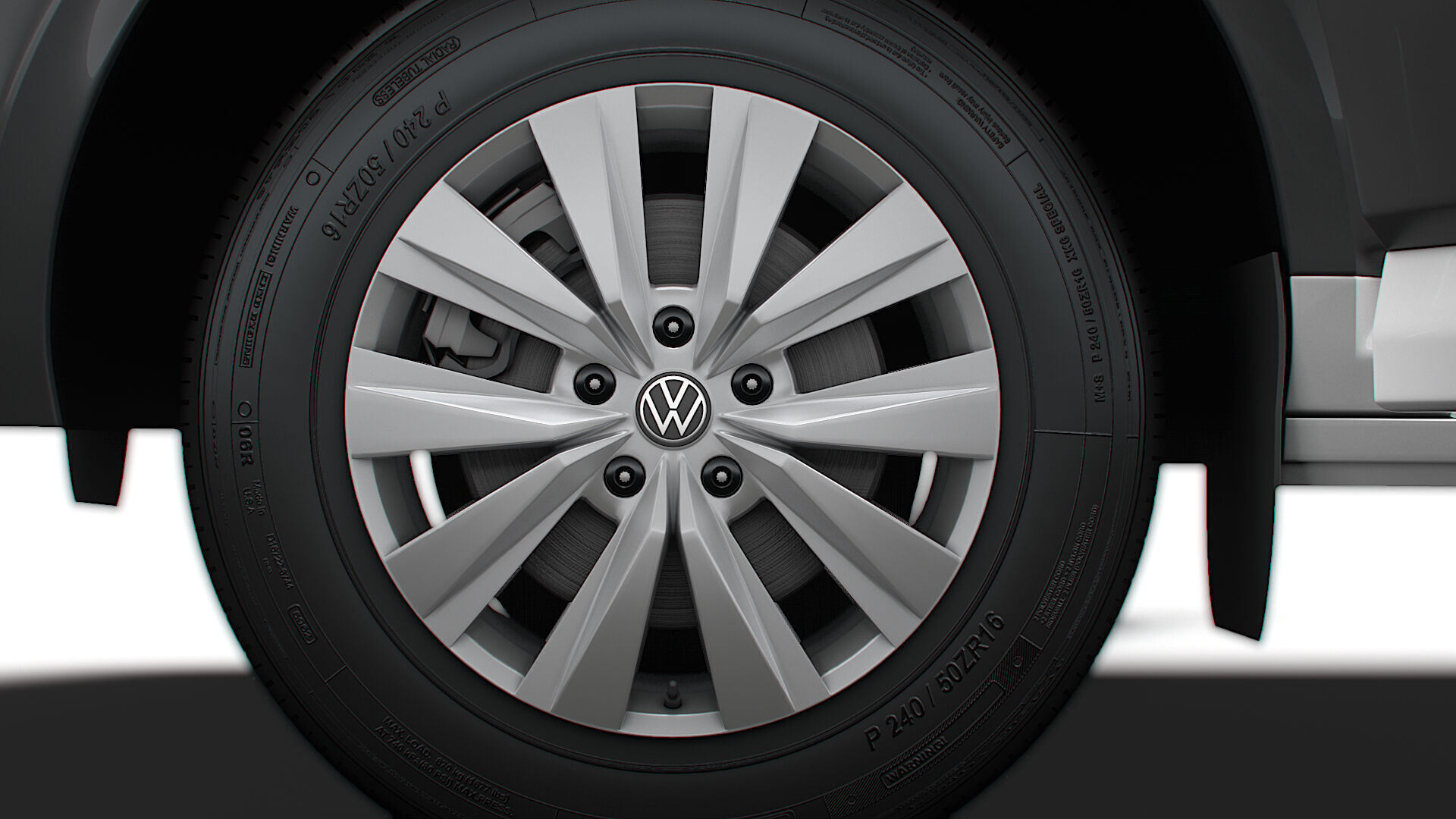 VW Crafter Van LWB HR HQInterior 2025 UKspec 3D model_11