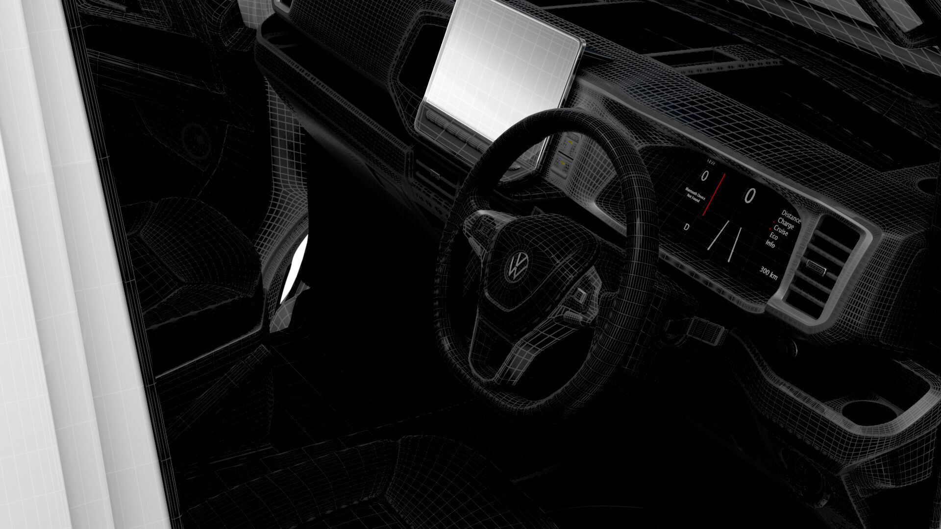 VW Crafter Van LWB HR HQInterior 2025 UKspec 3D model_24