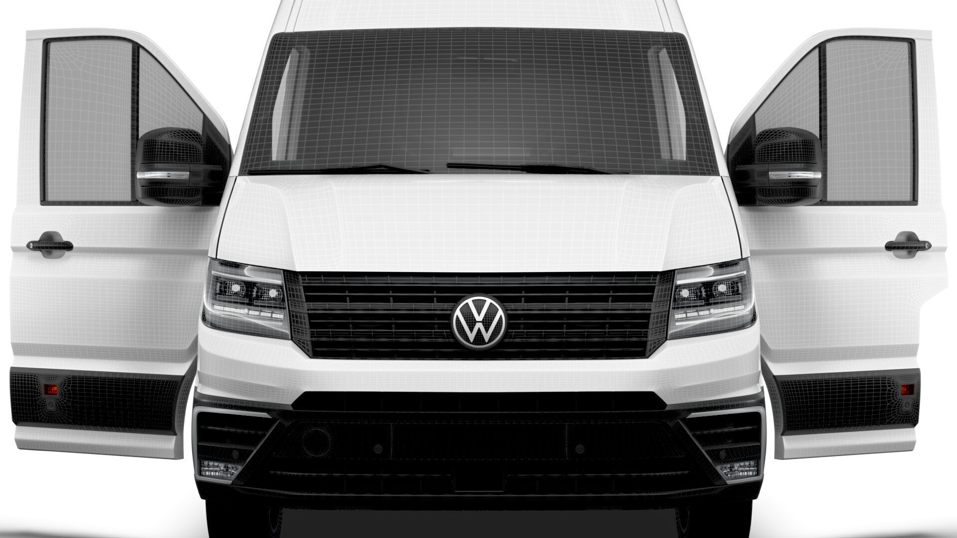 VW Crafter Van LWB HR HQInterior 2025 UKspec 3D model_20