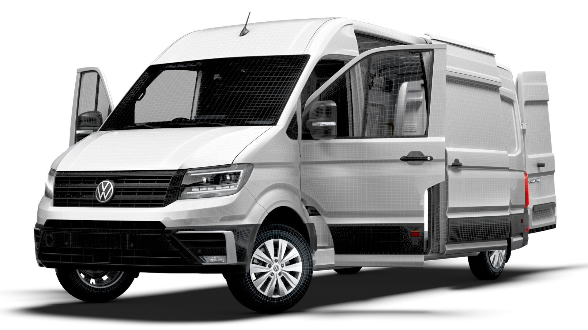 VW Crafter Van LWB HR HQInterior 2025 UKspec 3D model_21