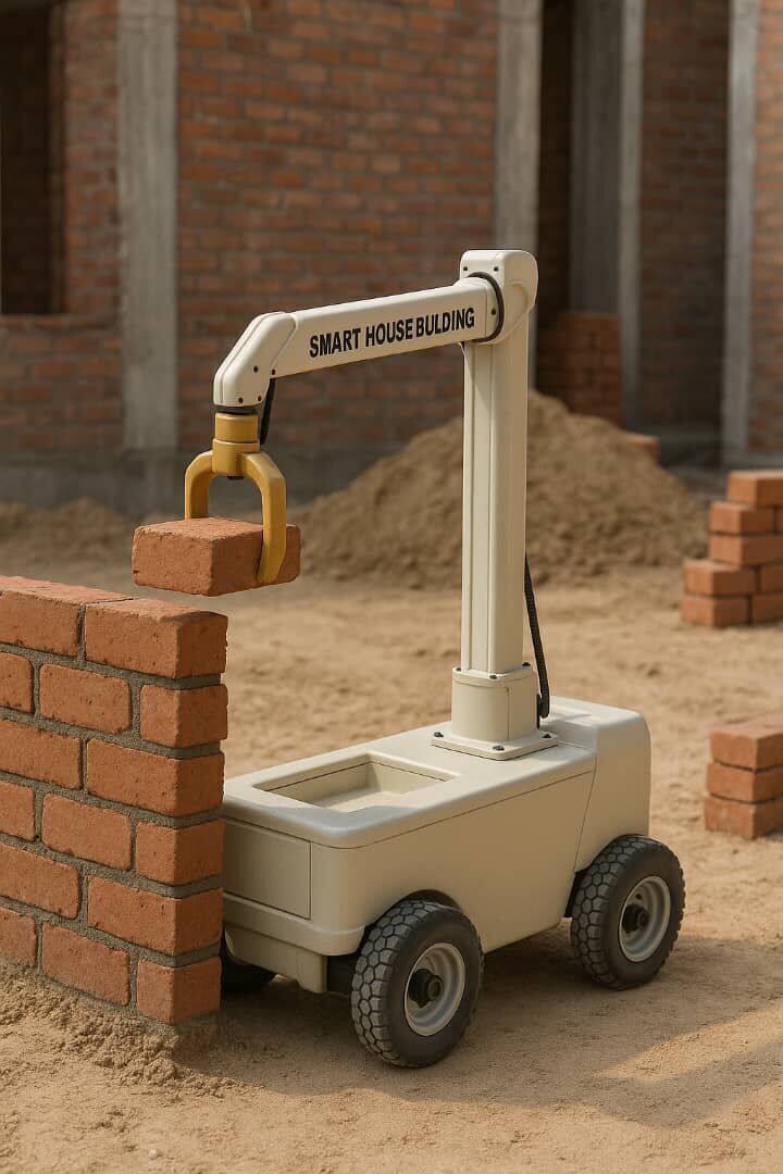 SMART HOUSE BUILDING ROBOT 3D model_1