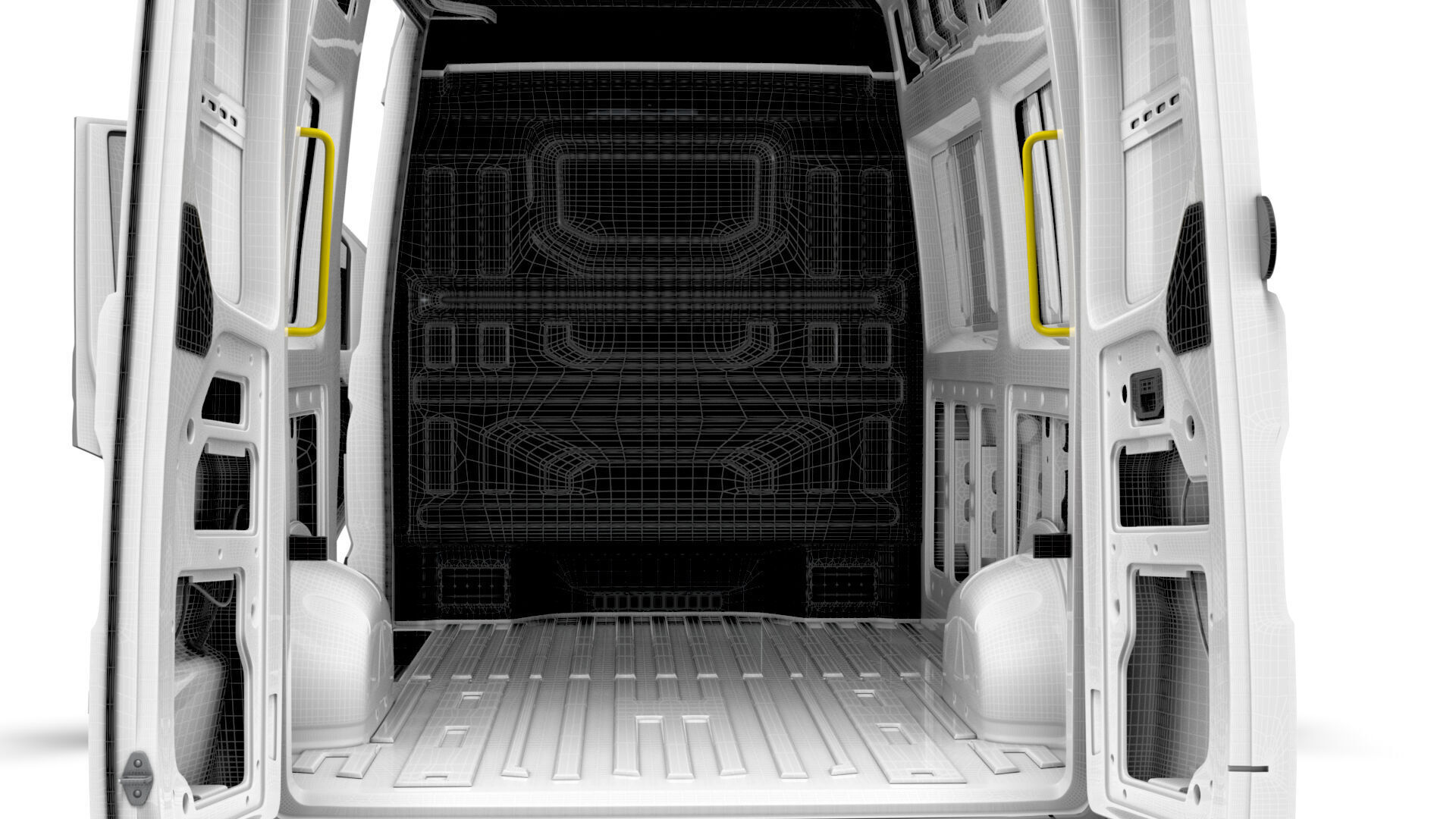 VW Crafter Van MWB HR HQInterior 2025 UKspec 3D model_26