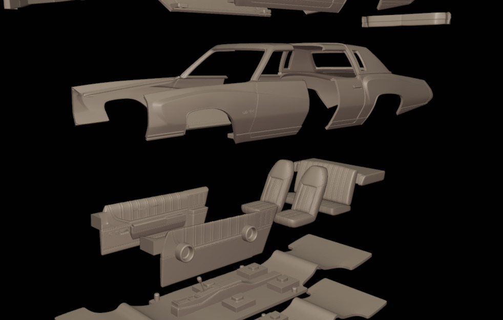 CHEVROLET MONTE CARLO 1974   3D print model_11