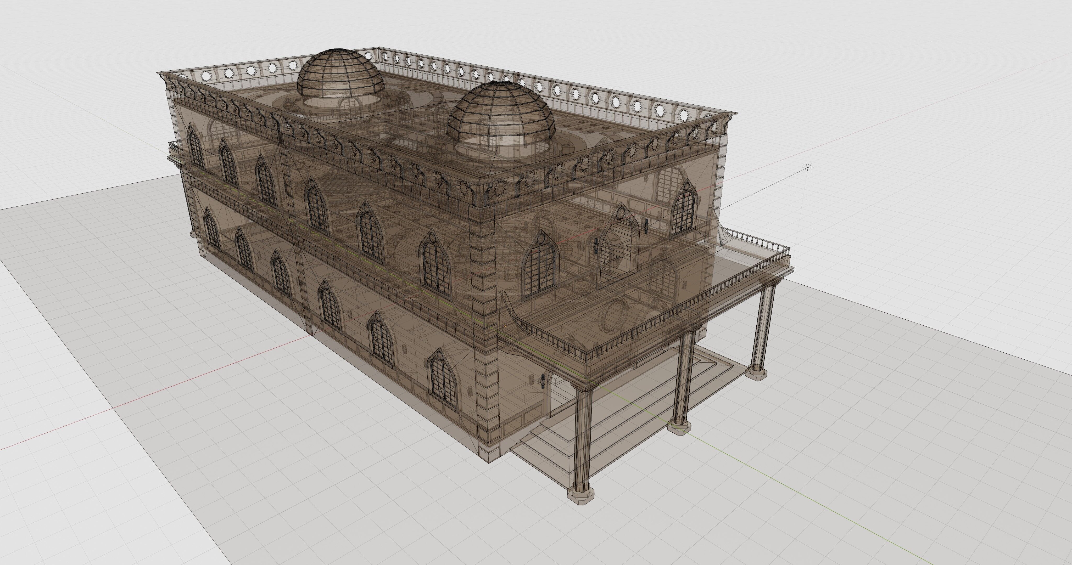 Agricultural Solar Energy Type-1 Table 2x2x8 Diorama Low-poly 3D model_22