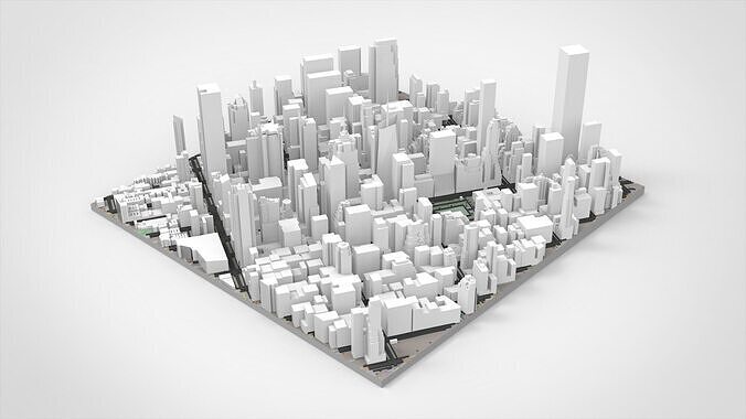 Midtown Manhattan New York United States  3D model 3