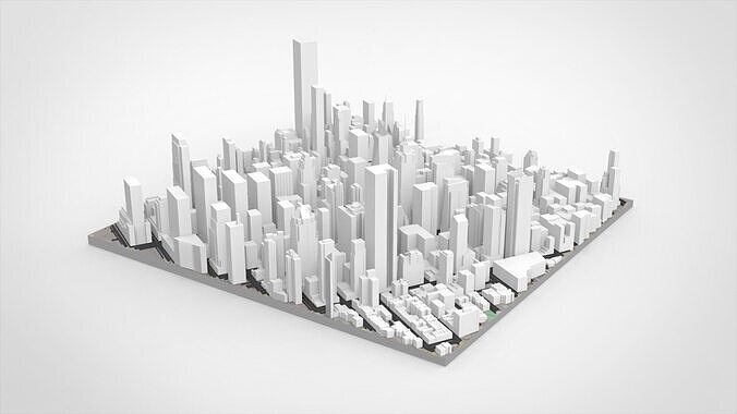 Midtown Manhattan New York United States  3D model 5