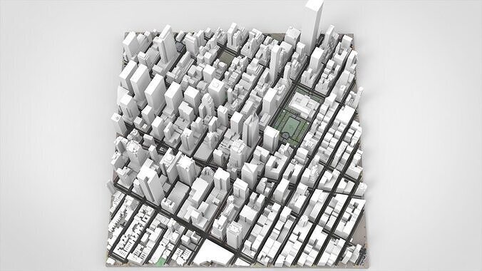 Midtown Manhattan New York United States  3D model 6