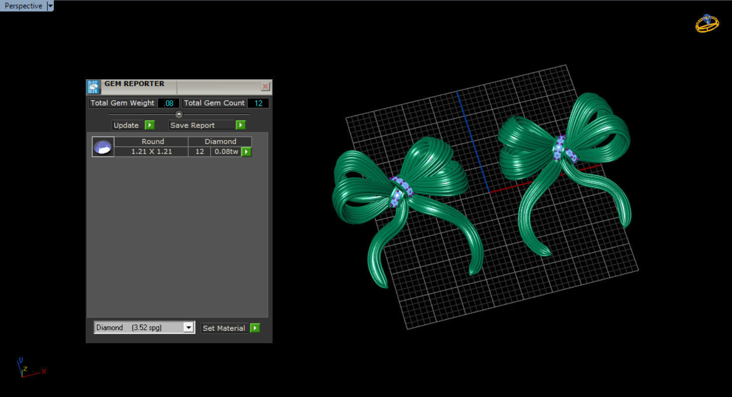 luxury bow elegant earrings and ring collection _11