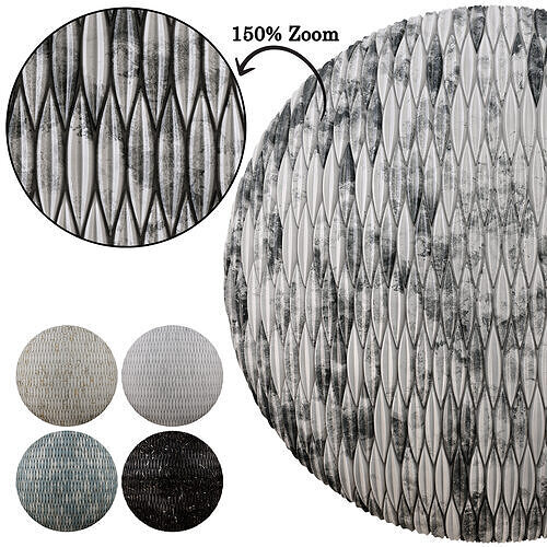 Modern 3D Ceramic Wall Tiles - Seamless Texture