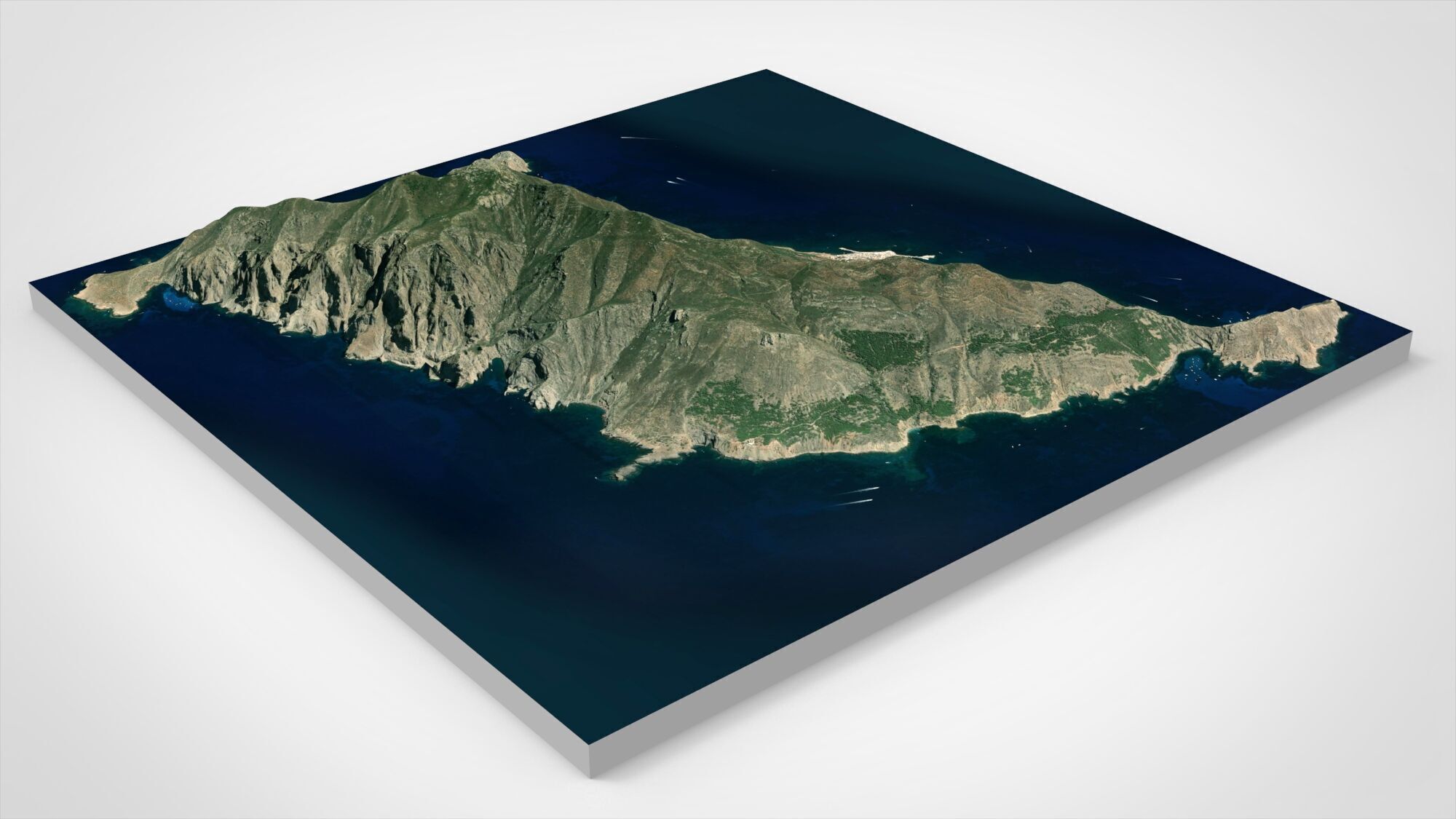 Island Marettimo Sicily 3D model_4