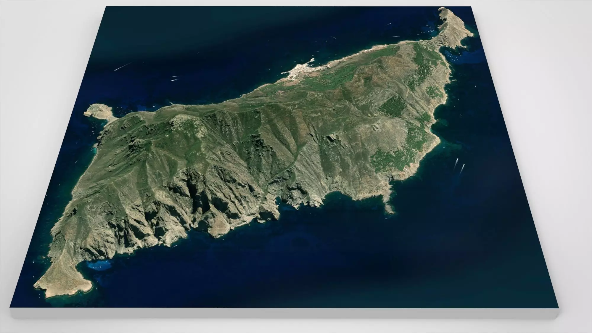 Island Marettimo Sicily 3D model_0