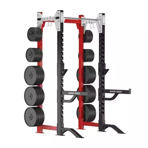 HD ELITE HALF RACK 3D model
