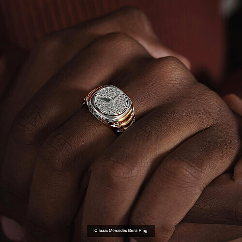 Classic Mercedes-Benz Rings 3D Model Collection