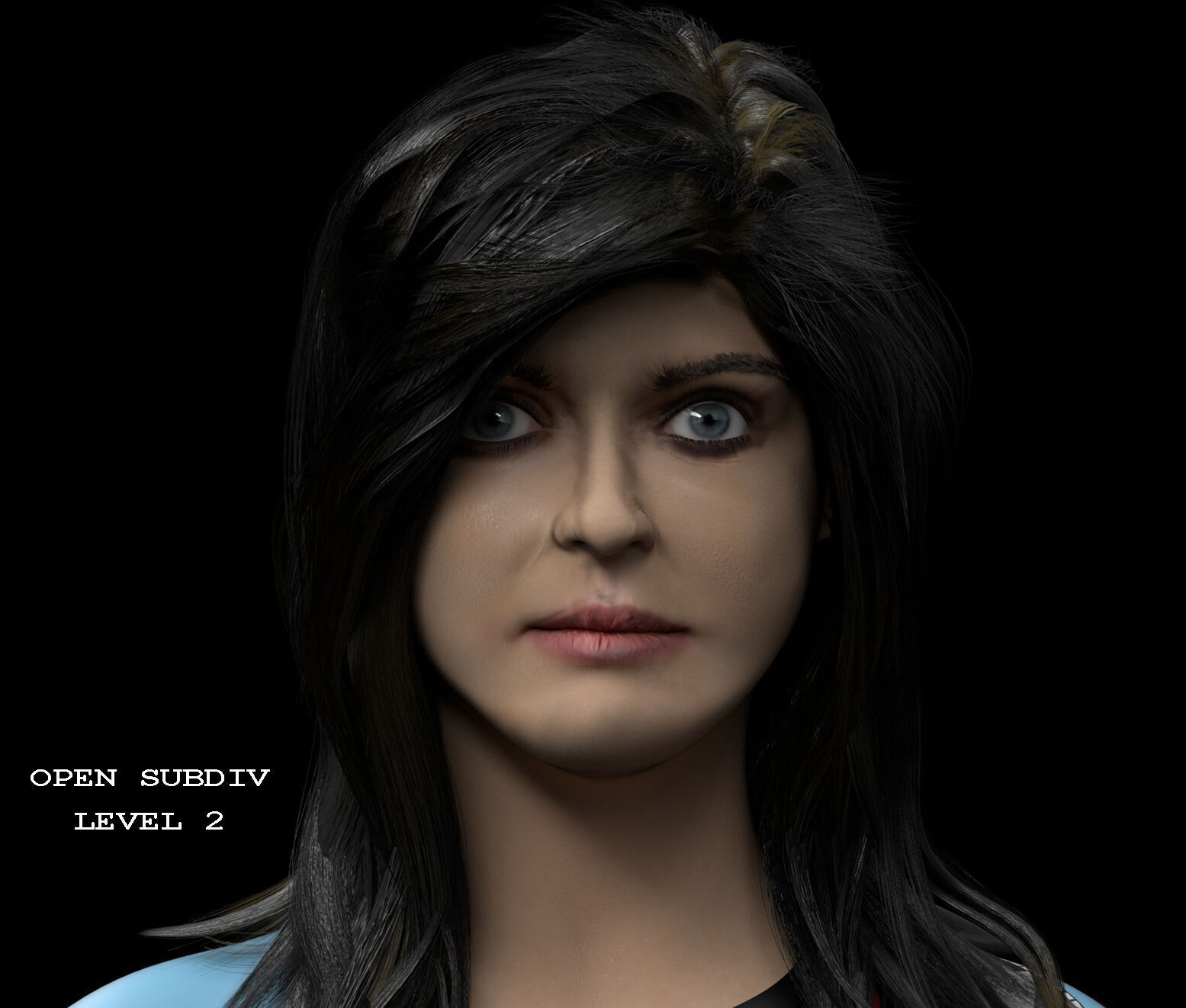 AD - Female Character 3D model_9