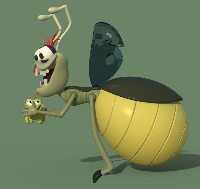 RAY-RAYMOND-THE PRINCESS AND THE FROG-parts and complete 3D print model_3