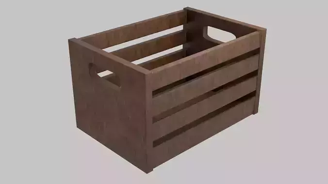 Game-Ready Wooden Crate