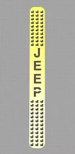 87-95 Jeep Wrangler Grill Inserts