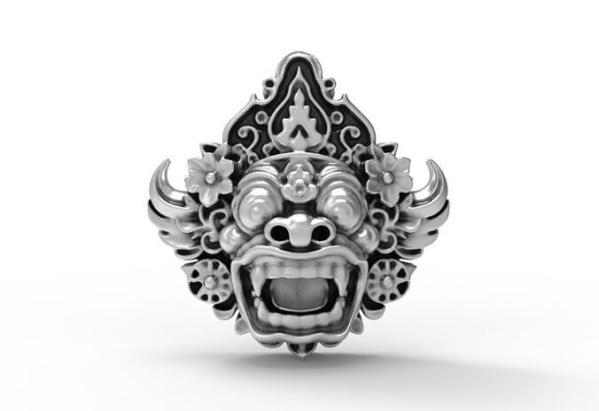 Barong Mask 3D print model