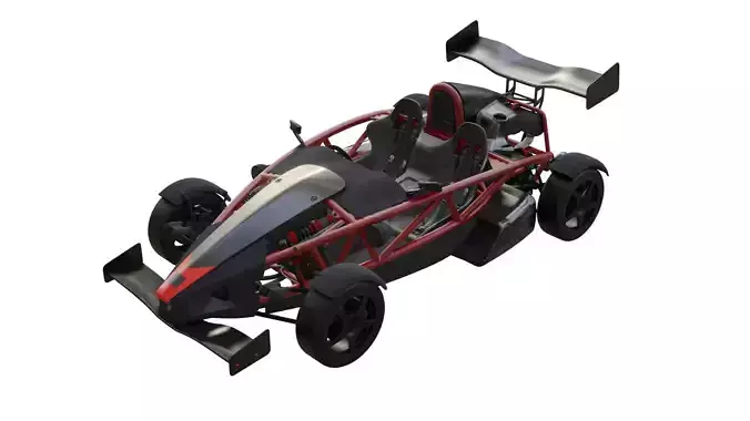 2012 Ariel Atom 500 V8 Low-poly 3D model