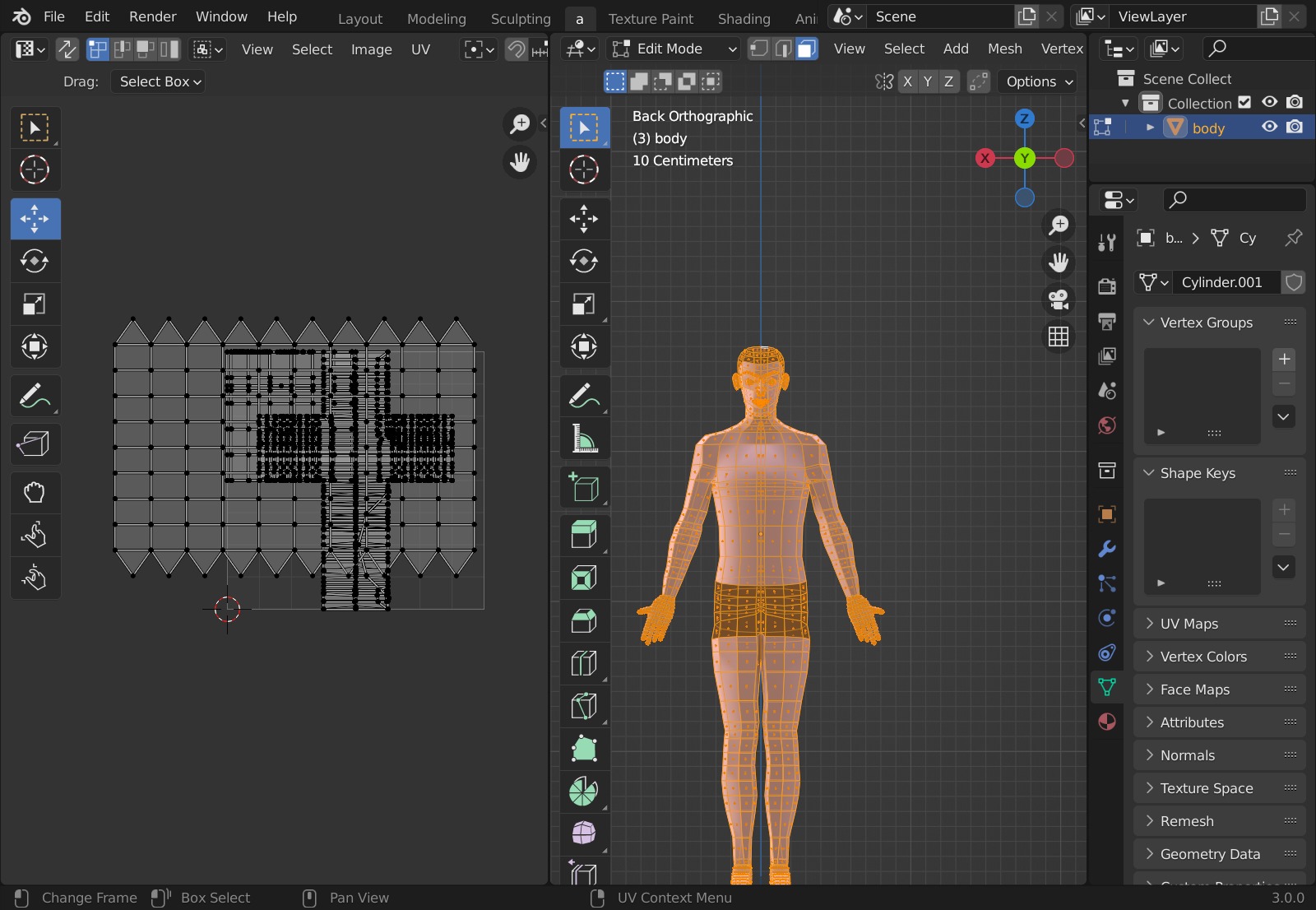 character low poly male cartoon citizen Low-poly 3D model_1