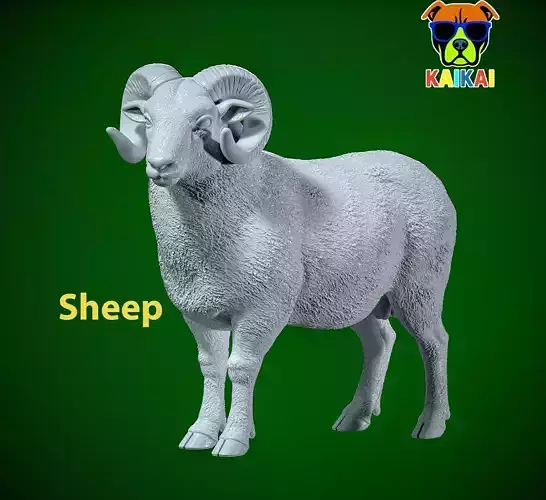 Sheep model - Goat statue urban vibes