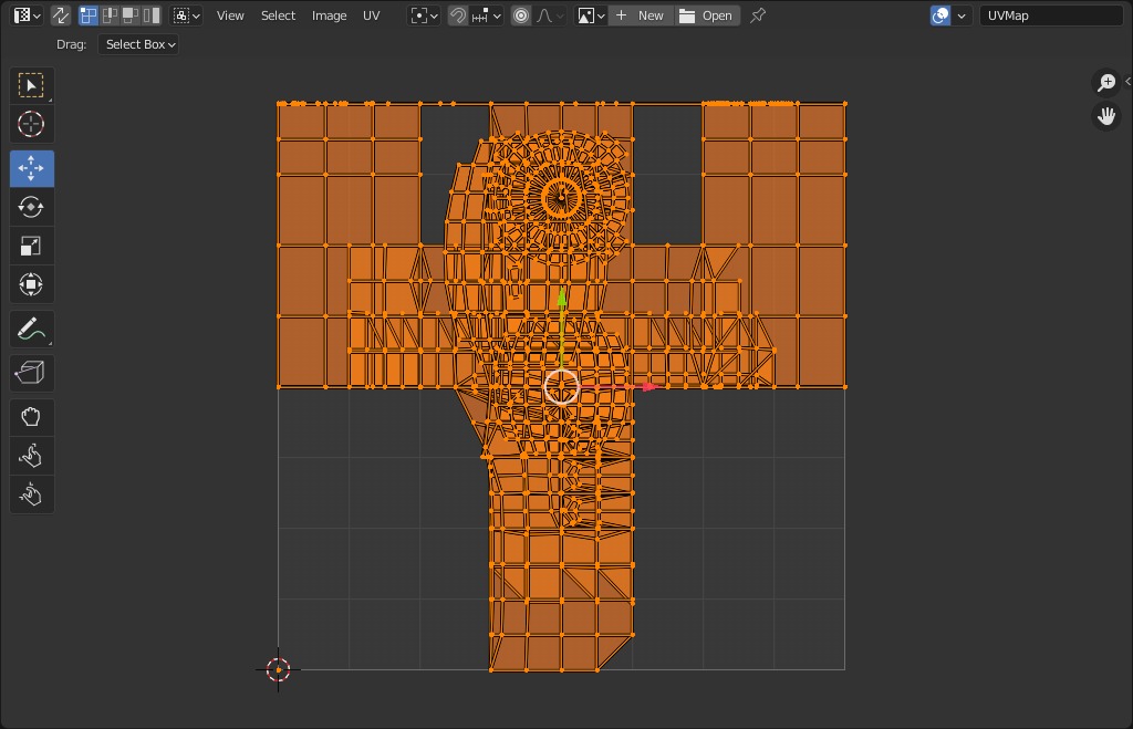 low poly male cartoon character citizen Low-poly 3D model_1