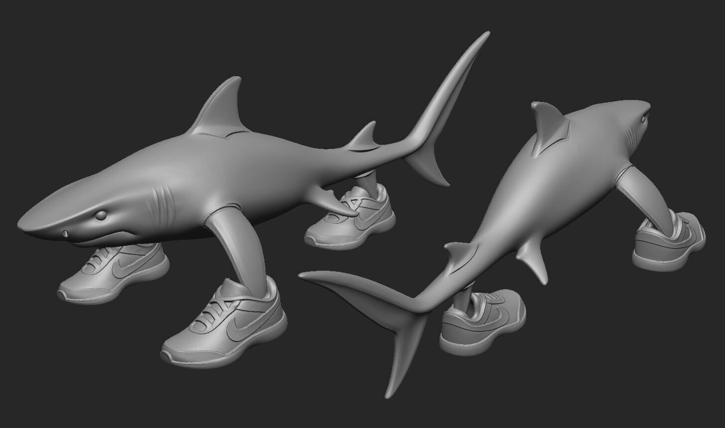 Tralalero Tralala 3D print model_1