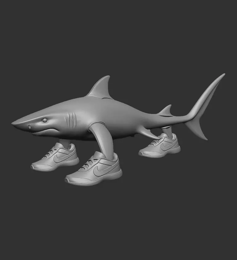 Tralalero Tralala 3D print model_0