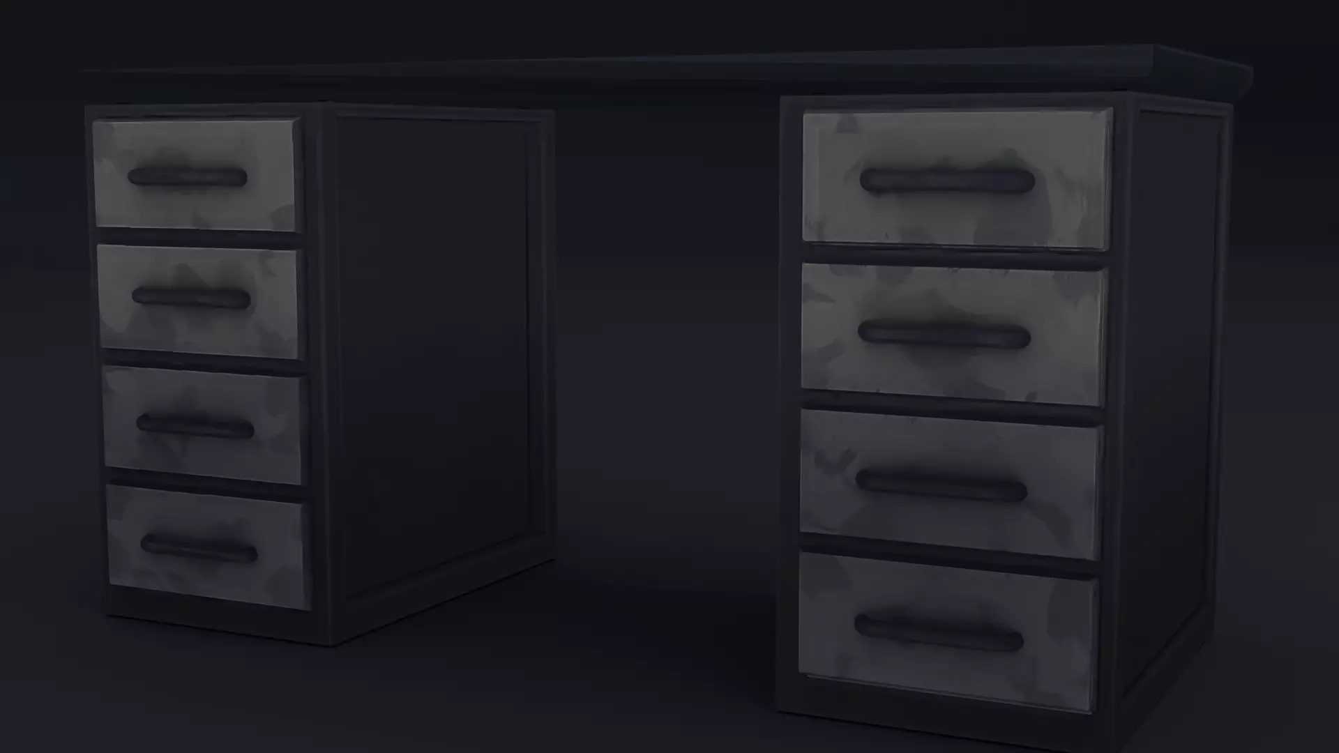 Stylised Table Low-poly 3D model_0