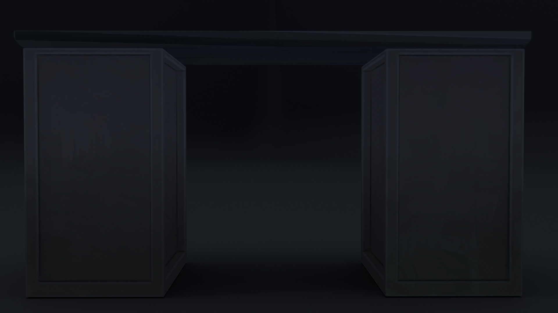 Stylised Table Low-poly 3D model_6