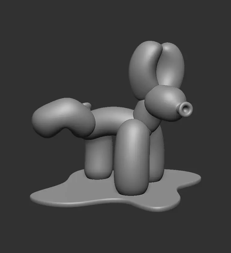 Balloon Dog 3D print model_0