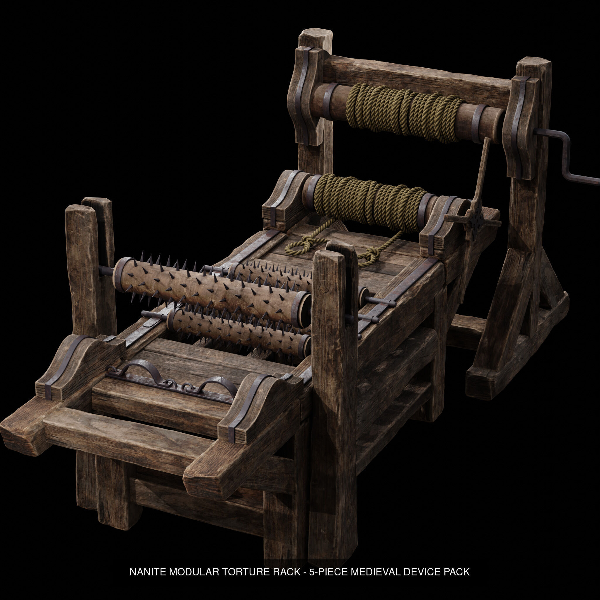 REAL-TIME MEDIEVAL TORTURE DEVICES - NANITE GAME-READY PACK 3D Model Collection_7