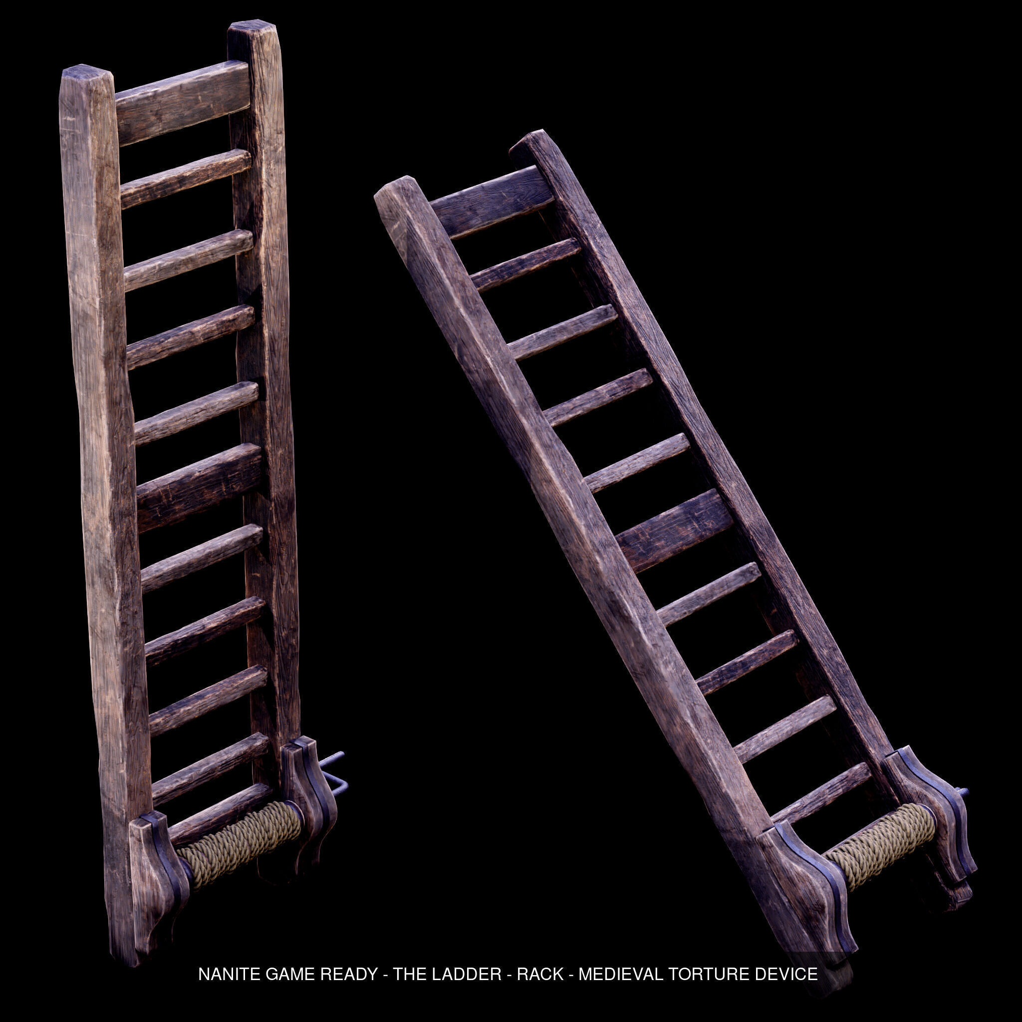 REAL-TIME MEDIEVAL TORTURE DEVICES - NANITE GAME-READY PACK 3D Model Collection_11