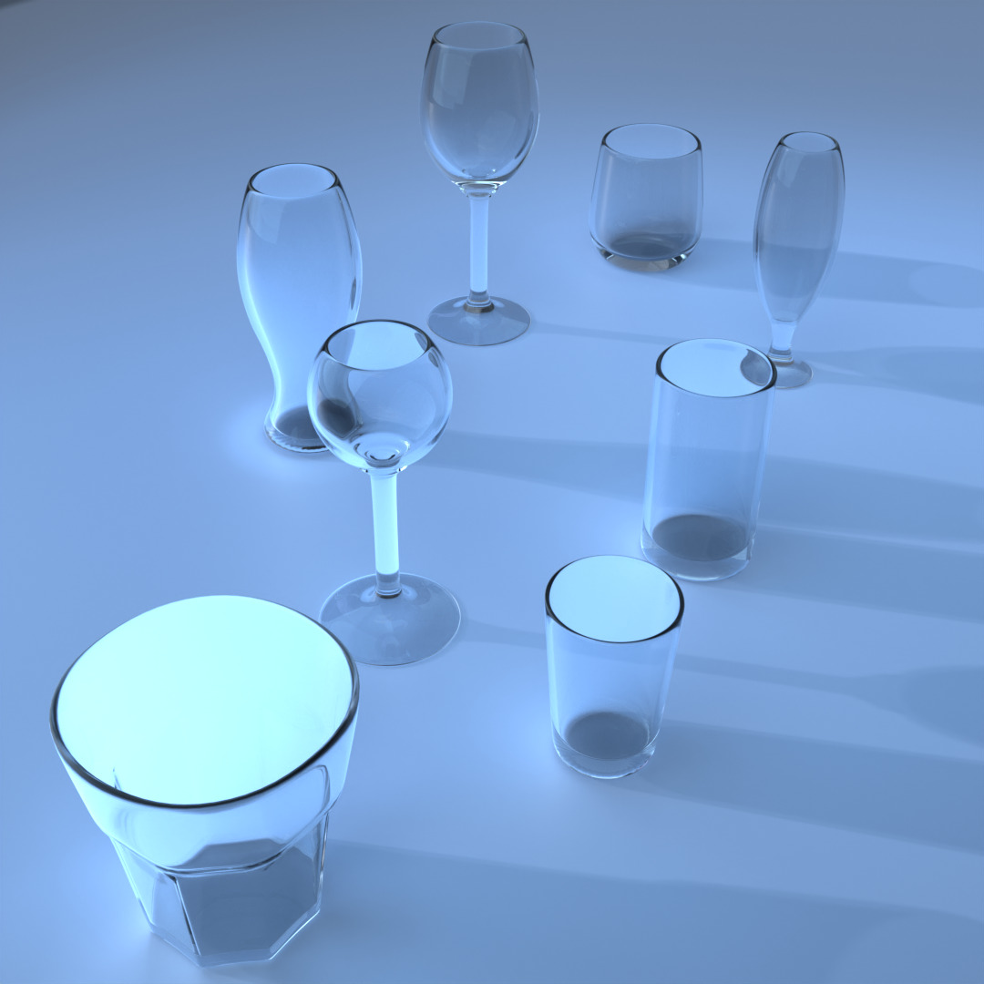 Glasse 3D model_1
