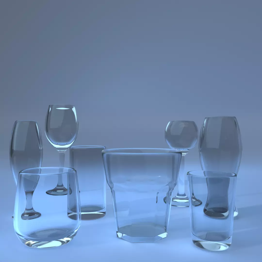 Glasse 3D model_0