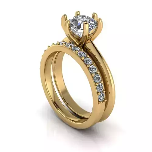 Strong Love Wedding Ring V2334