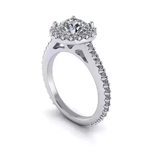 Halo Woman Wedding Ring 