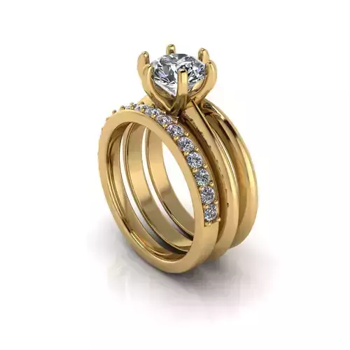 Woman Engagement Ring Tension  3D print model